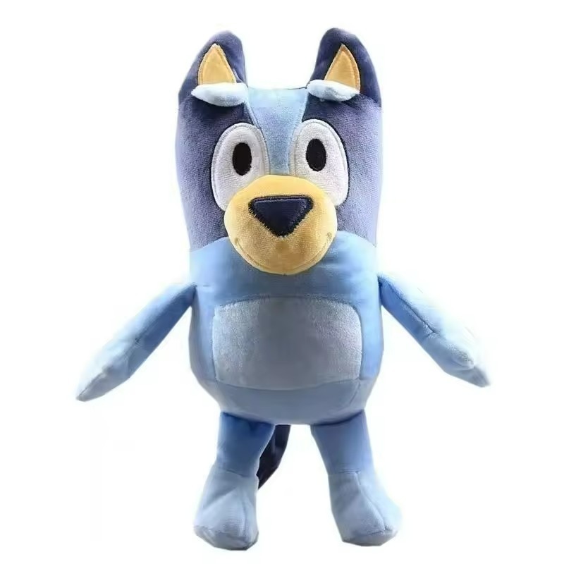 Christmas The Blue Family Doll Cartoon Dog Stuffed Animal Toys Hold Cushions Pillow Decorations