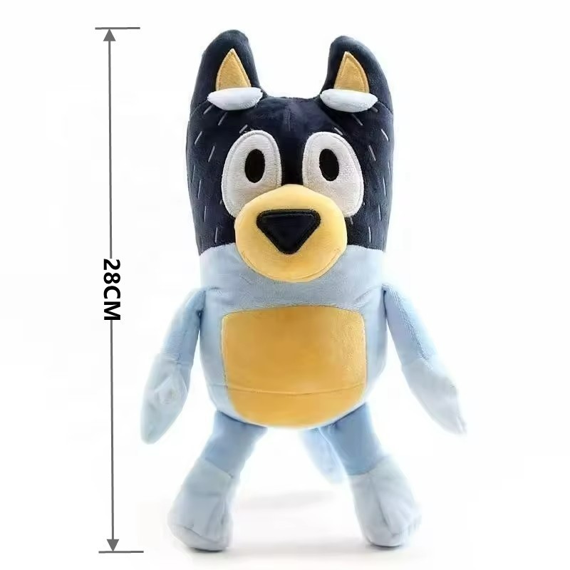 Christmas The Blue Family Doll Cartoon Dog Stuffed Animal Toys Hold Cushions Pillow Decorations