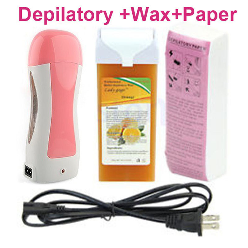 BIN Roll-on Cartridge Depilatory Wax Warmer Hair Removal Depilatory Cartridge Wax Heater Household Free Spare Parts Electric ABS