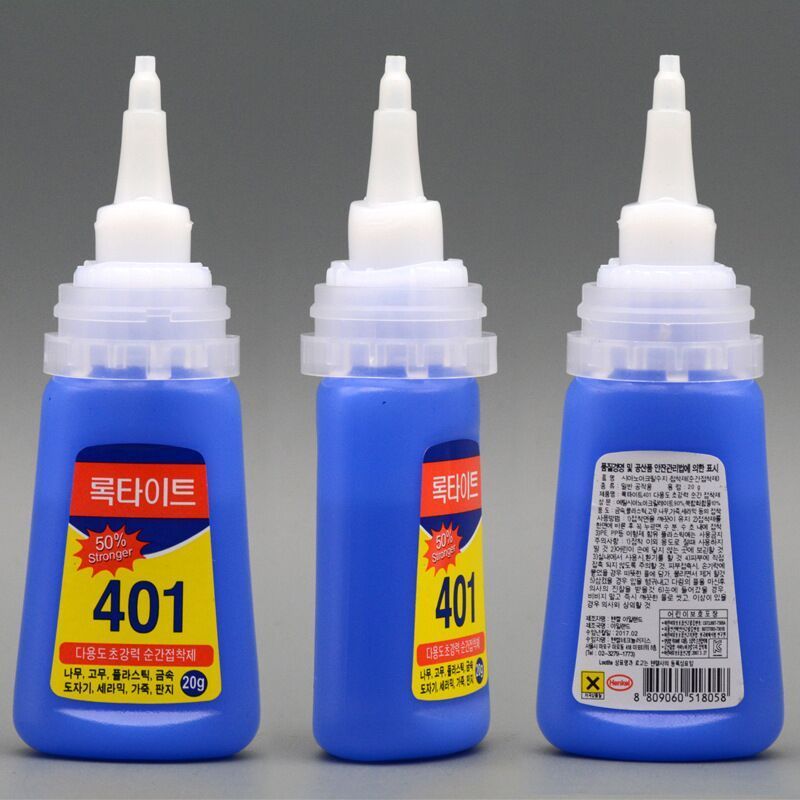 BIN wholesale strong 401 super glue quick dry acrylic white 20g nail glue