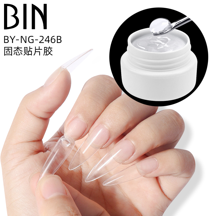 BIN UV GEL Tips Glue Gel 5G Multifunction Easily Used Nail solid gel stick Glue