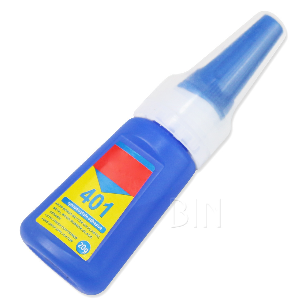 china factory good sell 401 super fast glue good quality nail gel glue 20g brush on nail glue