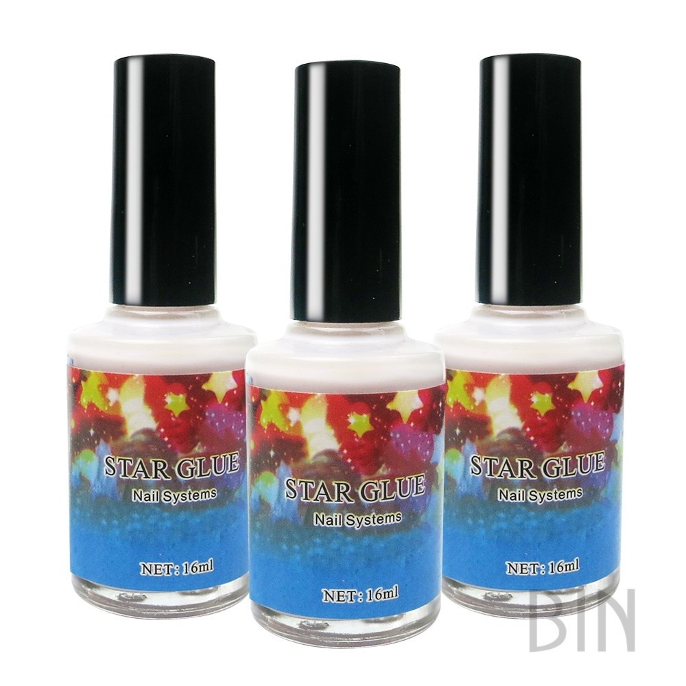 BIN 16ml star glue nail system Foil Glue nail glue