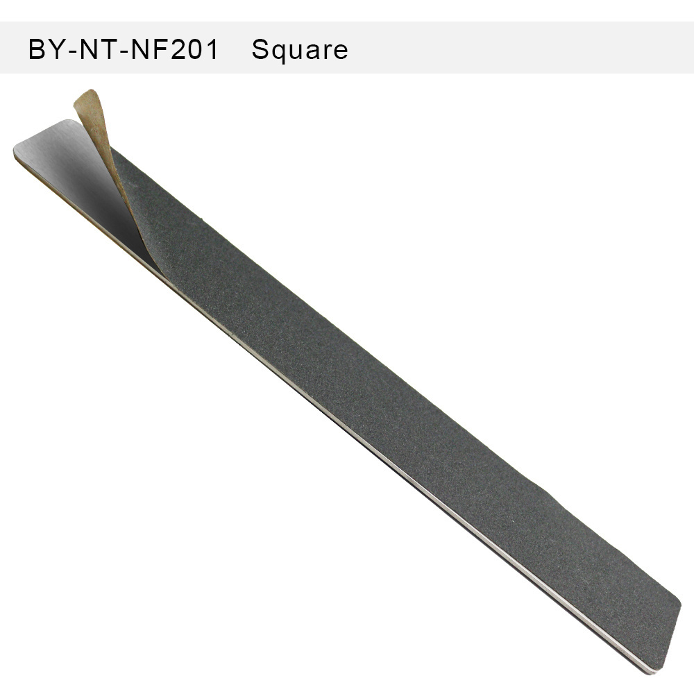 BIN Stainless steel metal removable sand paper nail file