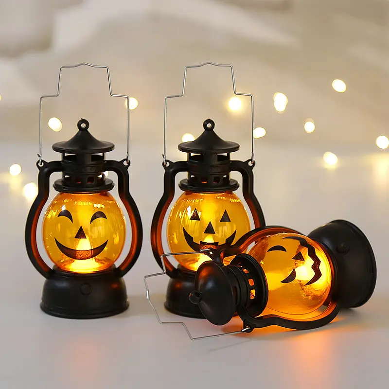 2023 Halloween Thanksgiving Decor Pumpkin Light Dracula LED Pumpkin Lantern Halloween Decoration