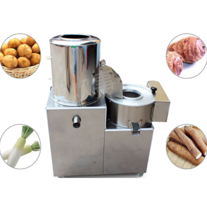 industrial Fresh potato peeling slicing machine potato chip cutter cassava chipper peeler slicer cutting machine