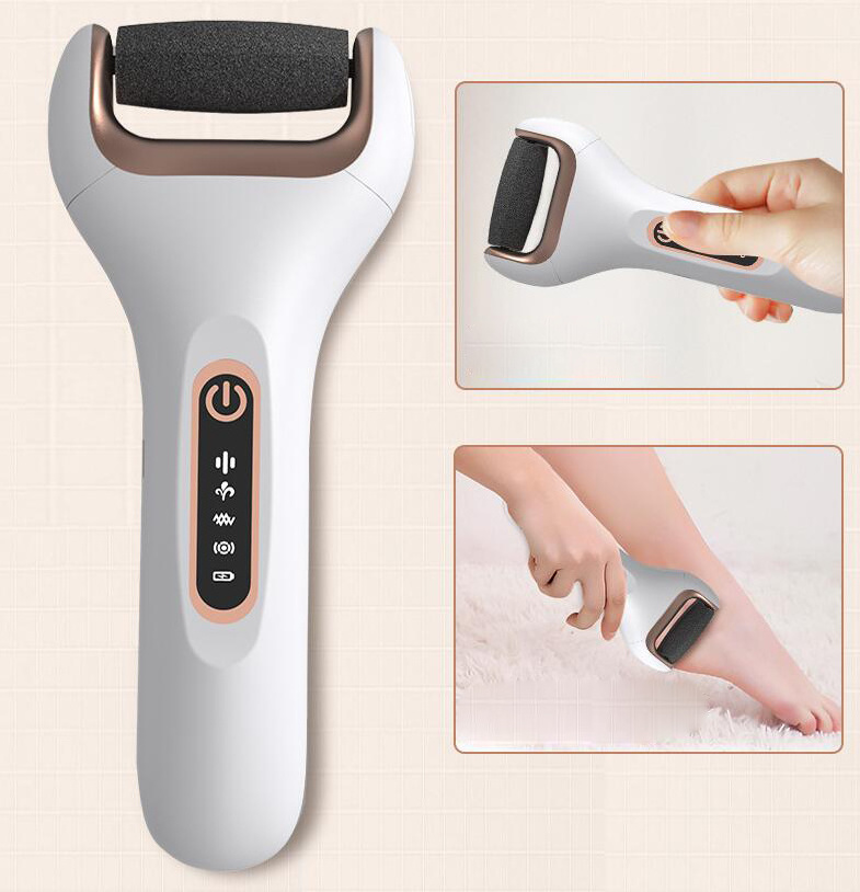 nails supplies salon Electric rechargeable podiatry drill vacuum pumice stones pedicure foot scrubber callus remover