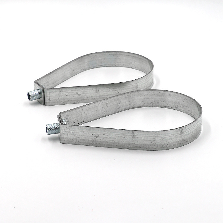 Duct Accessories  Suspending Insulated Pipe Lines Galvanized Steel Swivel Loop Pipe Hanger