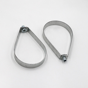 Duct Accessories  Suspending Insulated Pipe Lines Galvanized Steel Swivel Loop Pipe Hanger