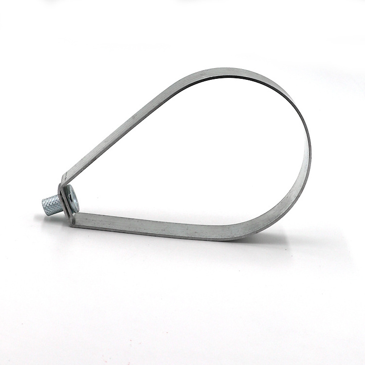 Duct Accessories  Suspending Insulated Pipe Lines Galvanized Steel Swivel Loop Pipe Hanger