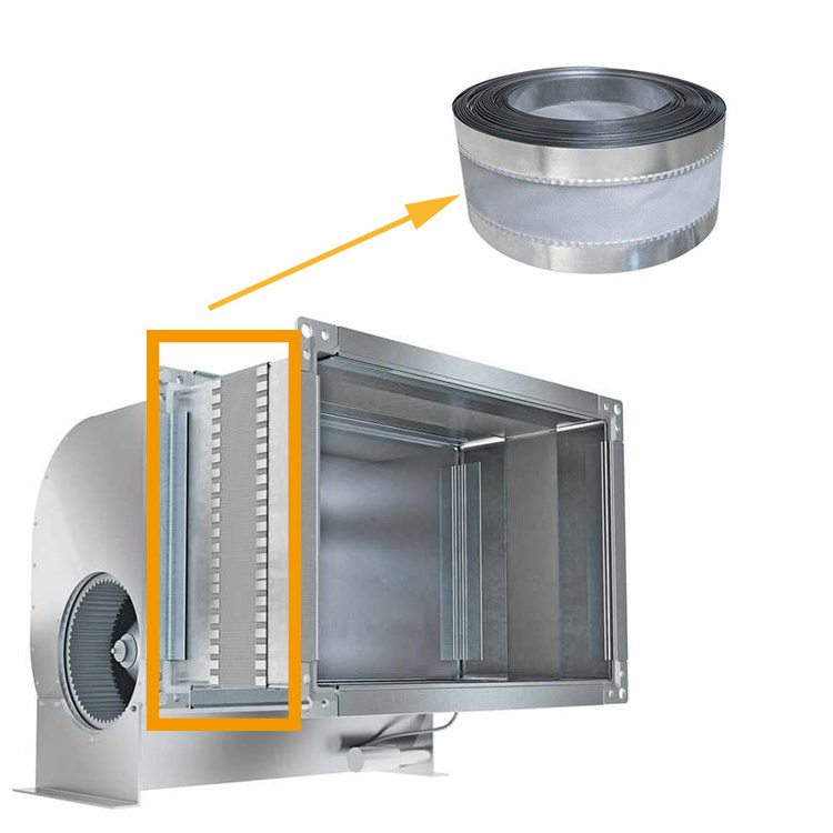 ventilation insulated aluminum&PVC/canvas flexible air duct connector