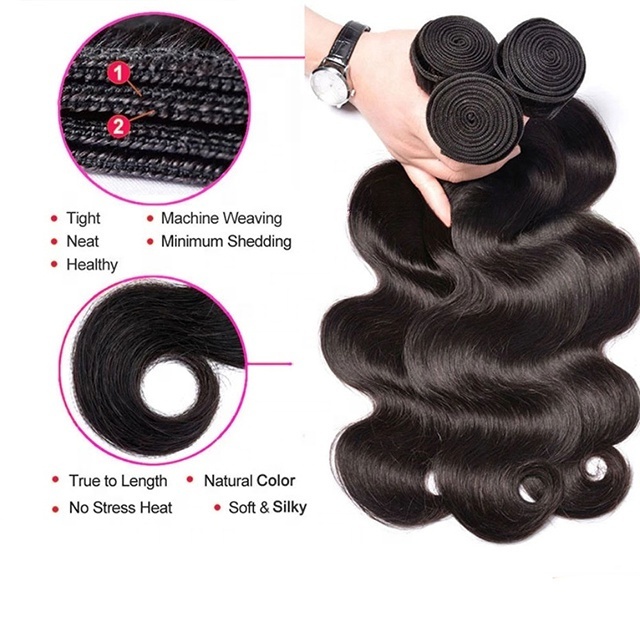 Ali Queen Hair Body Wave Weave Bundles 8