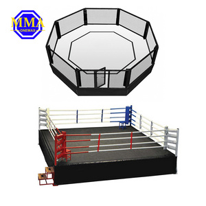 boxing ring lowboy 14x14 octagon fighting mma cage sale ufc octagon professional size Best Price Training aiba boxing ring