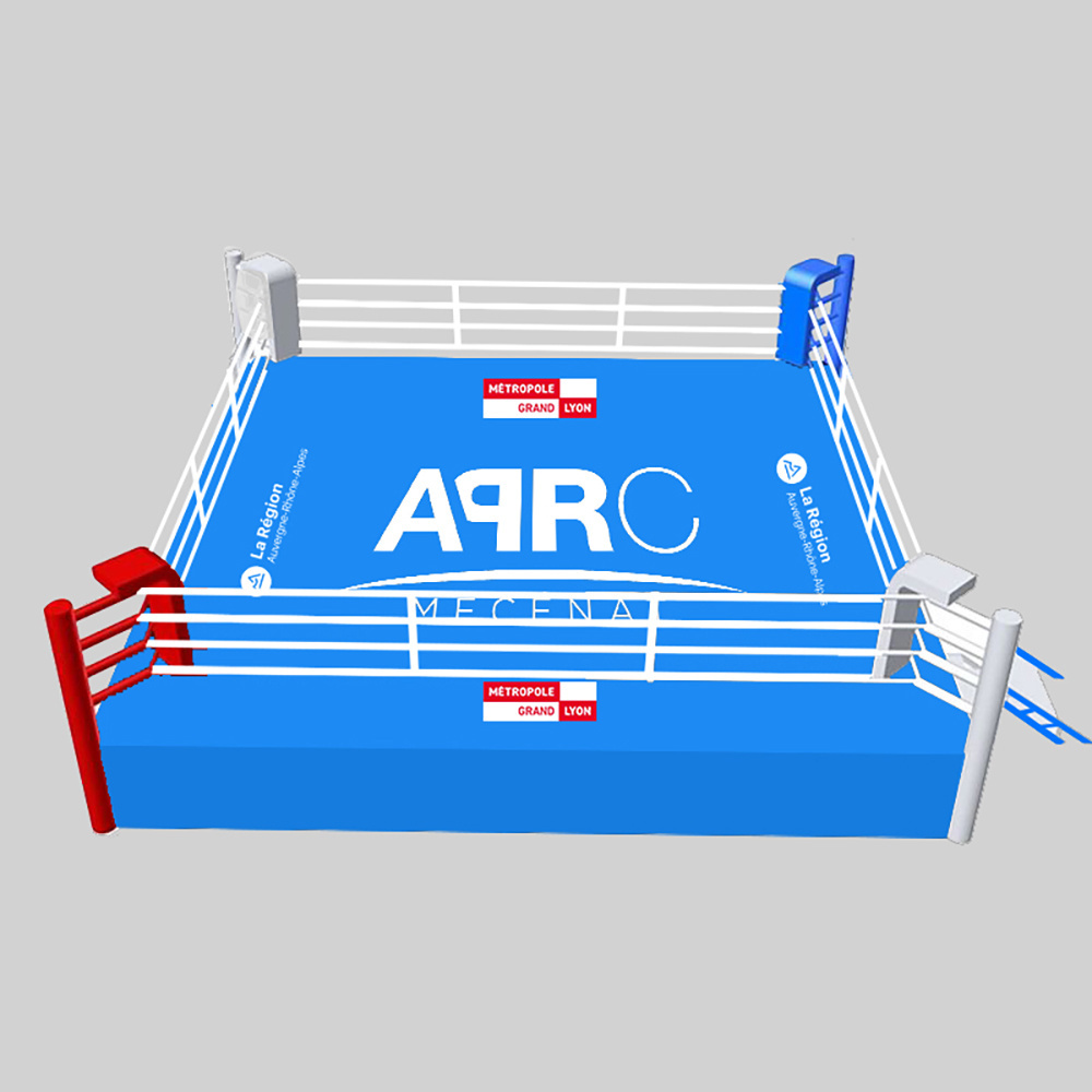 MMA ONEMAX Boxing Equipment Boxing Ring Logo Custom Easy To Assemble Sturdy GYM Wrestling Ring Kickboxing Ring MMA Cage