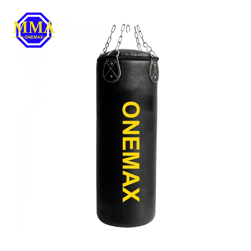 MMA ONEMAX starpro punching bag with chain punching bag 120cm pu leather boxing punching bag