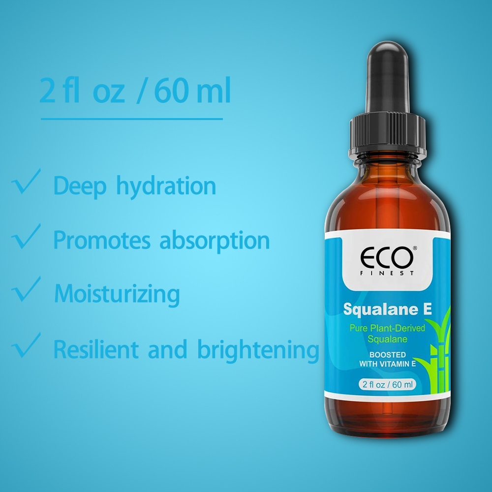 Organic Pure Plant-Based Squalane Oil Boosted with Vitamin E- Best Moisturizer For Face, Body, Skin & Hair -281332