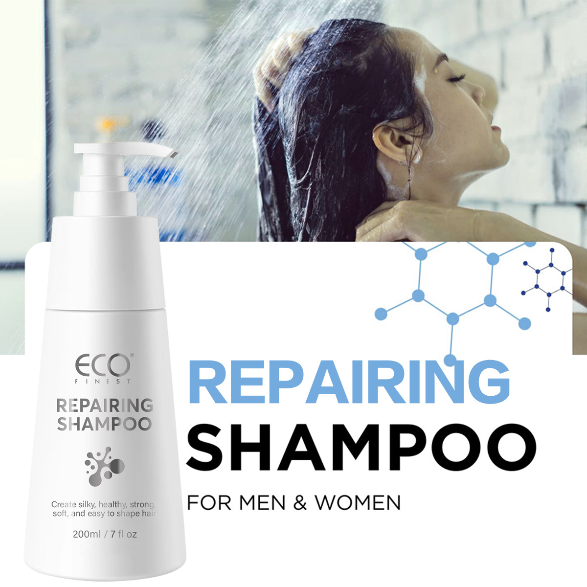 Moisture Recovery Moisturizing Shampoo For Thick, Coarse, Dry Hair | Replenish Moisture Restore Smoothness & Elasticity -739221