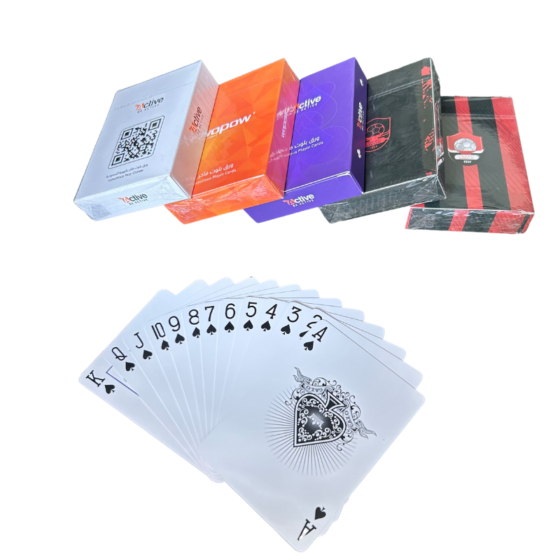 Custom your design games box - pink playing cards The Middle East playing cards kuwait suadi plastic playing cards