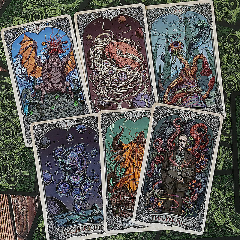 OEM your design Magic tarot cards Purple Divination Playing Cards colourfully Fantasy Tarot Cards