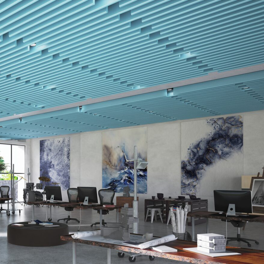 Fashion Tile Wholesale Aluminium Frame Alloy Stretch Open Cell Grid Ceiling