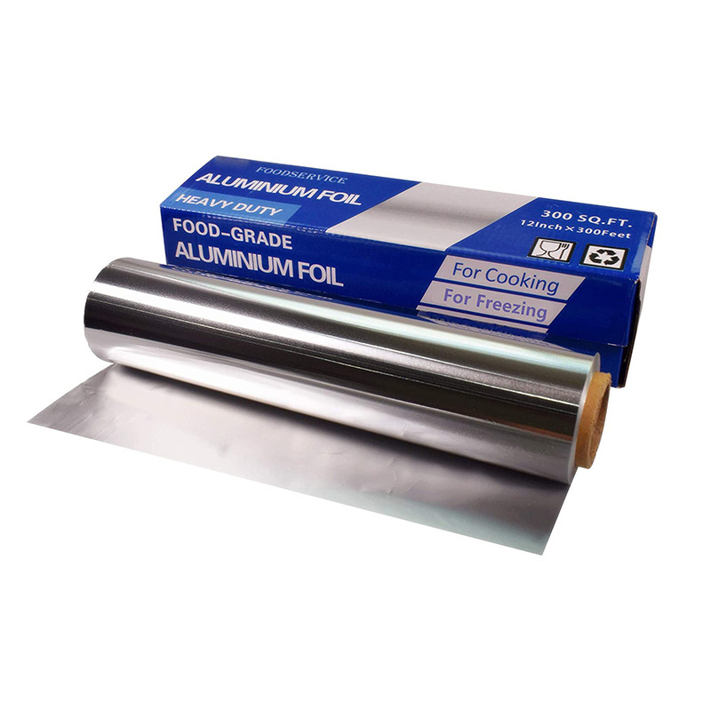 Alloy 8011 Aluminum Foil Roll Silver Foil Paper Heat Resisting For Food Packaging Barbecue