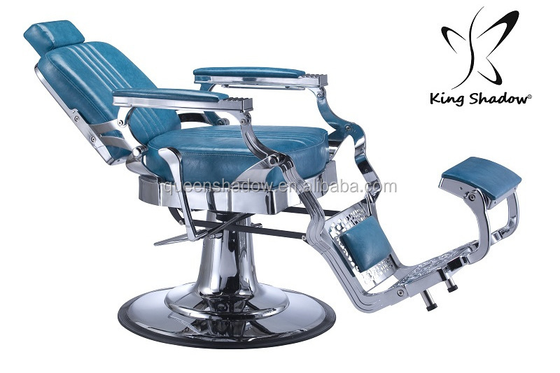 Beauty salon furniture aluminum foldable barber shop set antique barber chair for sale