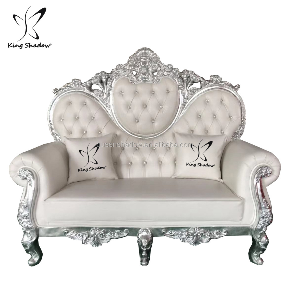 Hot sale Comfortable Queen throne sofa royal luxury chair for groom and bride for wedding and beauty salon furniture