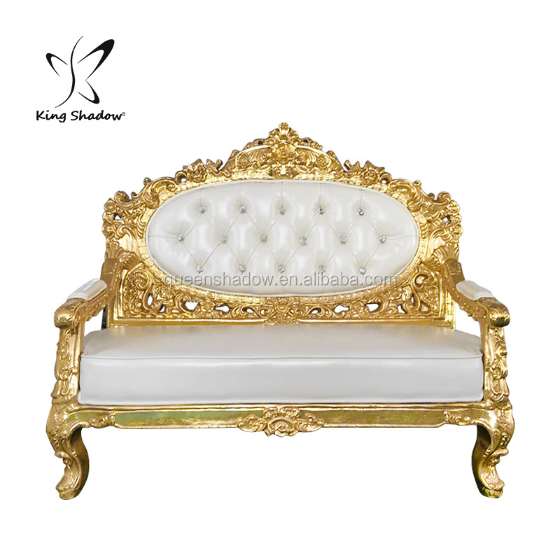 Hot sale Comfortable Queen throne sofa royal luxury chair for groom and bride for wedding and beauty salon furniture