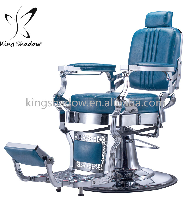 Beauty salon furniture aluminum foldable barber shop set antique barber chair for sale