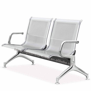 QS-WTC03 3seaters waiting chair airport  waiting chair Public metal waiting chairs