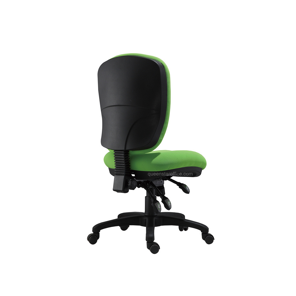 QS-OMC03 Modern Task Chair mid back Lift office chair swivel stool with armrest fabric office chair