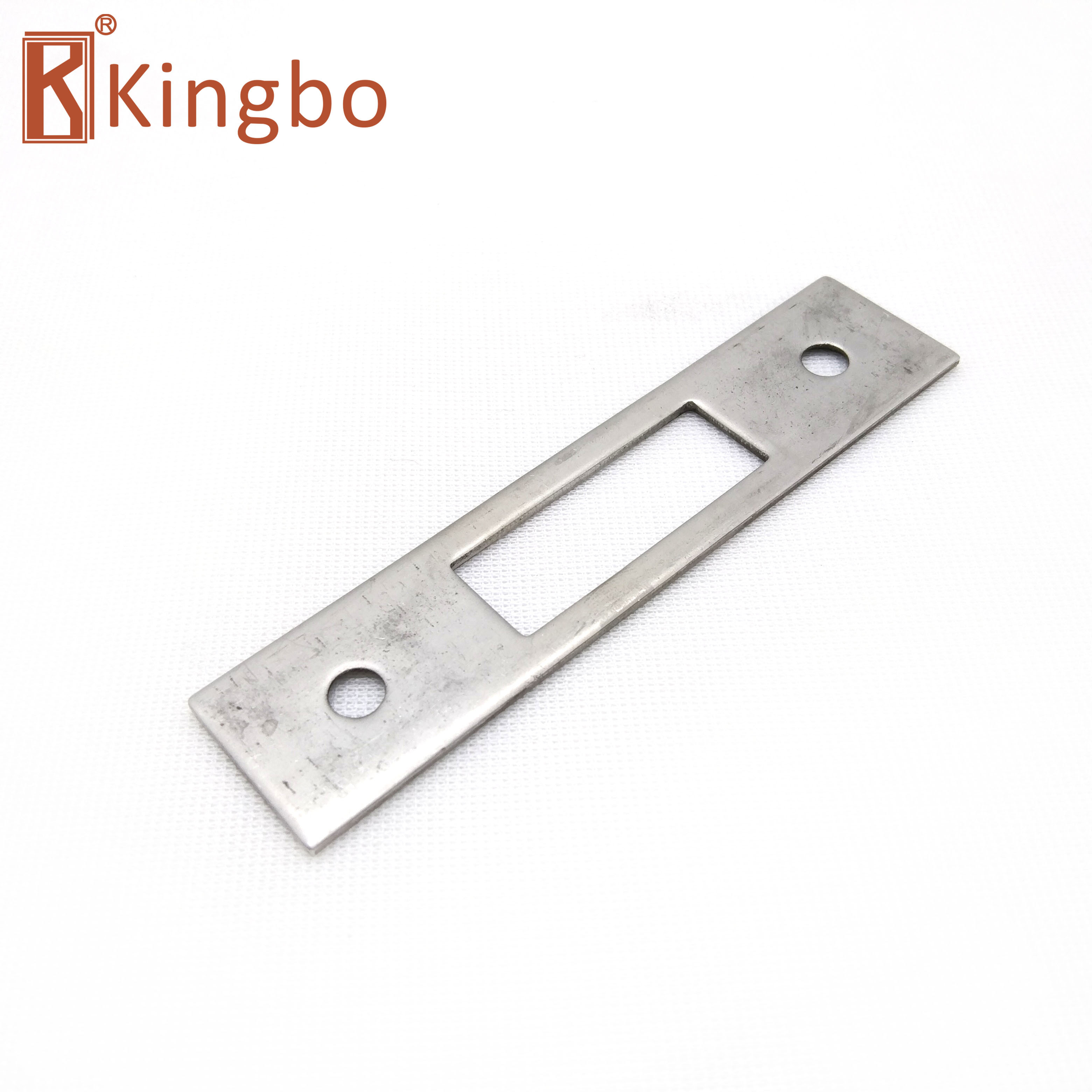 Hot Sale Mortise Door Lock Accessories Hardware High Quality Durable Anti-theft SUS 304 Stainless Steel Strike Plate