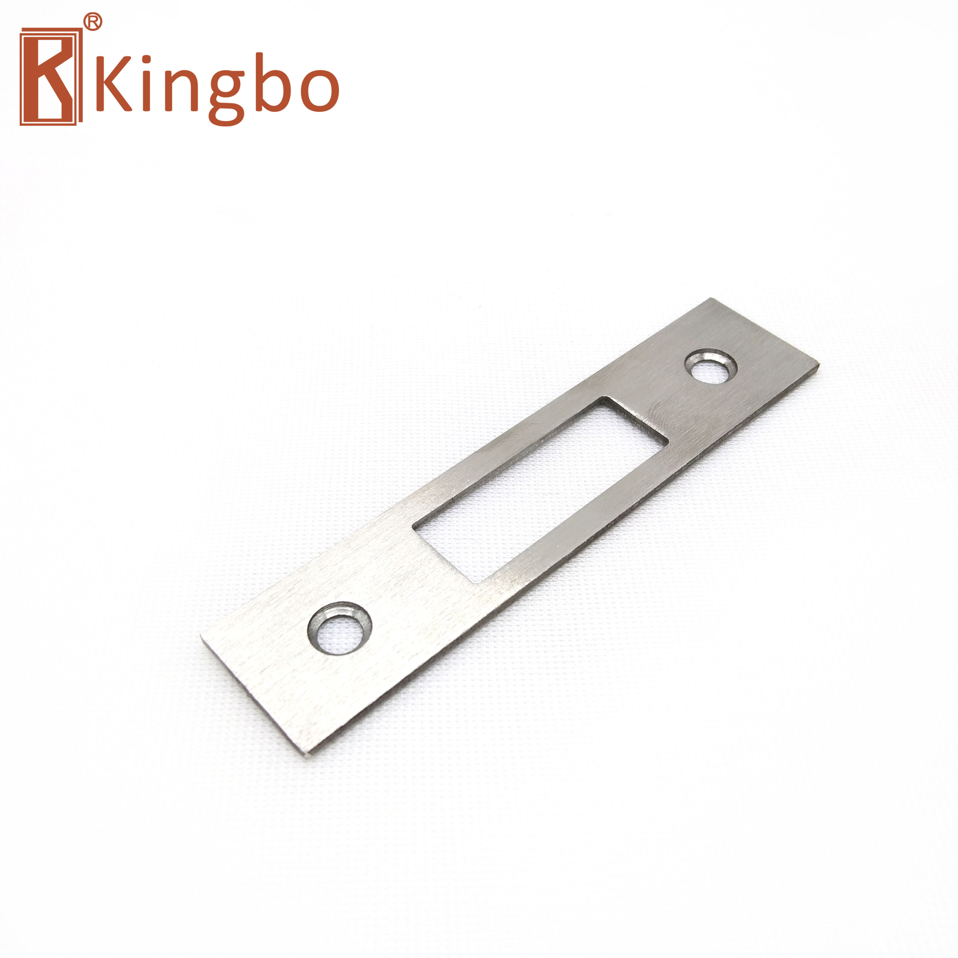 Hot Sale Mortise Door Lock Accessories Hardware High Quality Durable Anti-theft SUS 304 Stainless Steel Strike Plate