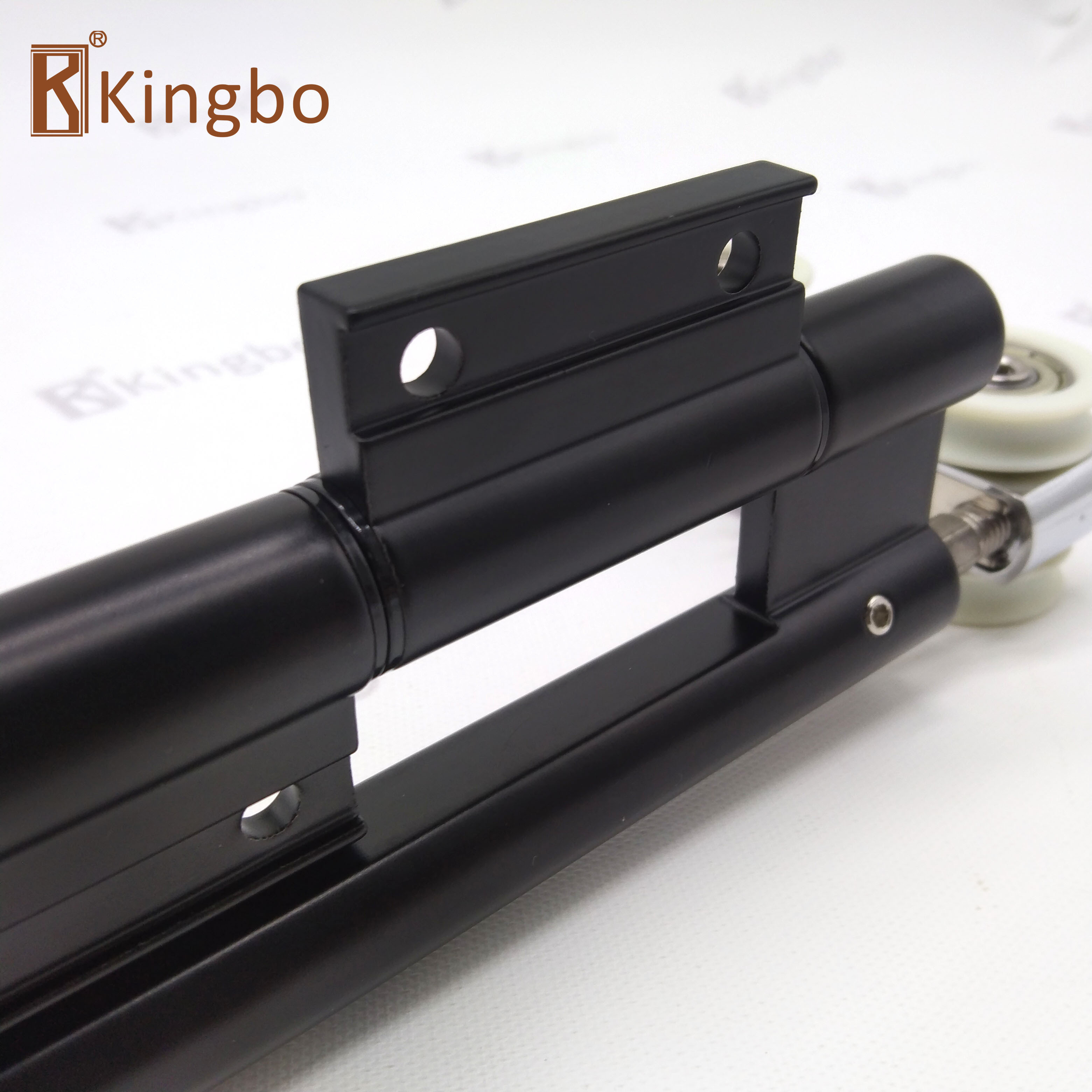 Black Gate Hinge Door Fixing Hardware Bi Fold Great Appearance Pivot Aluminum Alloy & SUS304 Quality