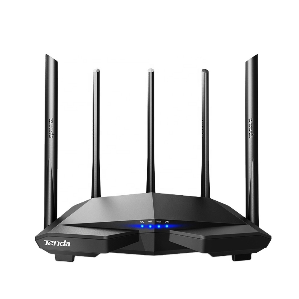 Tenda AC7 AC1200 Router Dual-Band wireless Network Extender WiFi router with High Gain 5 Antennas