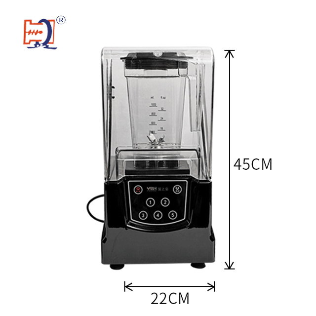 Commercial Smoothie Electric Blender Brand New Black Red Top Copper OEM Traditional Steel Motor Stainless Blade  Food Blender