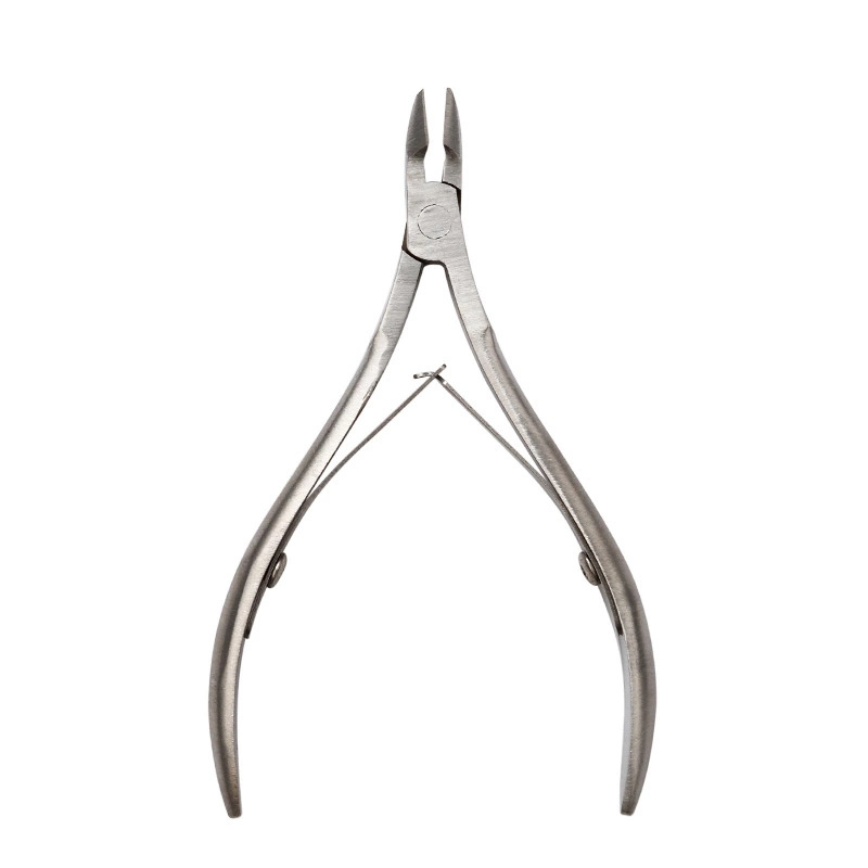 Professional stainless steel nail nipper sharpening silver plated cuticle nippers