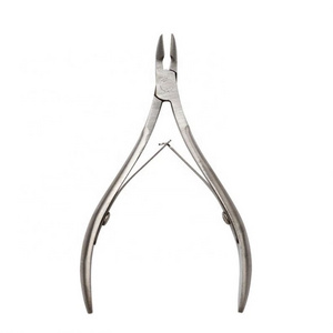 Professional stainless steel nail nipper sharpening silver plated cuticle nippers