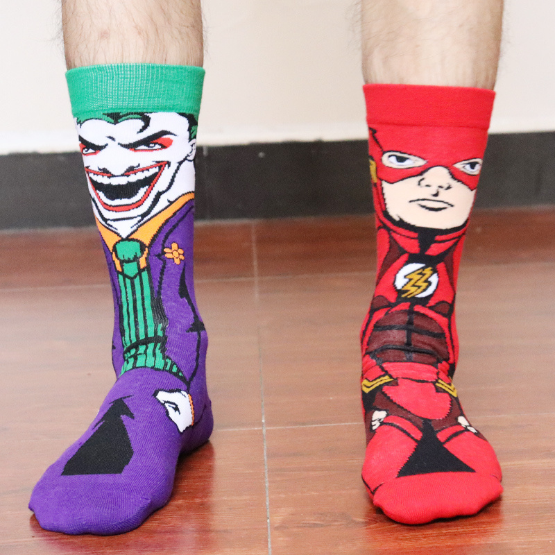 QUENTIN super hero mario socks marvel anime character comic socks cotton cartoon socks with animated designs wholesale