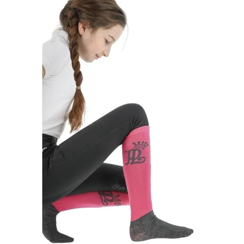 Quentin comfortable knee high horse riding socks custom logo unisex knee high boot equestrian socks