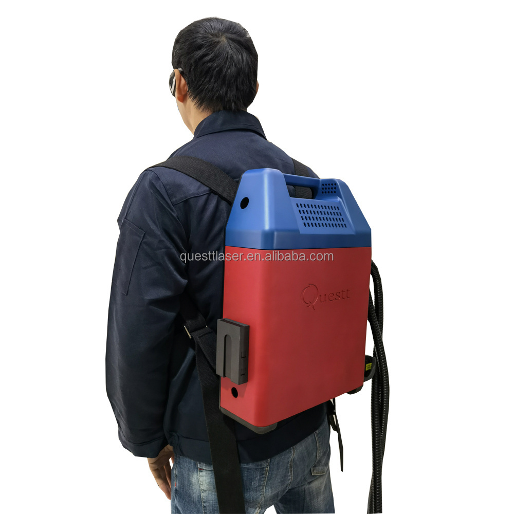 Laser rust and paint removal cleaning machine for old car metal surface paint oxide removing tool