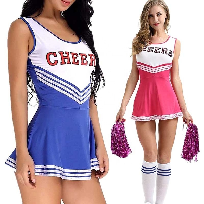 Youth Cheerleading Uniforms High School Musical Cheer Dress College Sports Apparel Party Outfit Cheerleader Costume