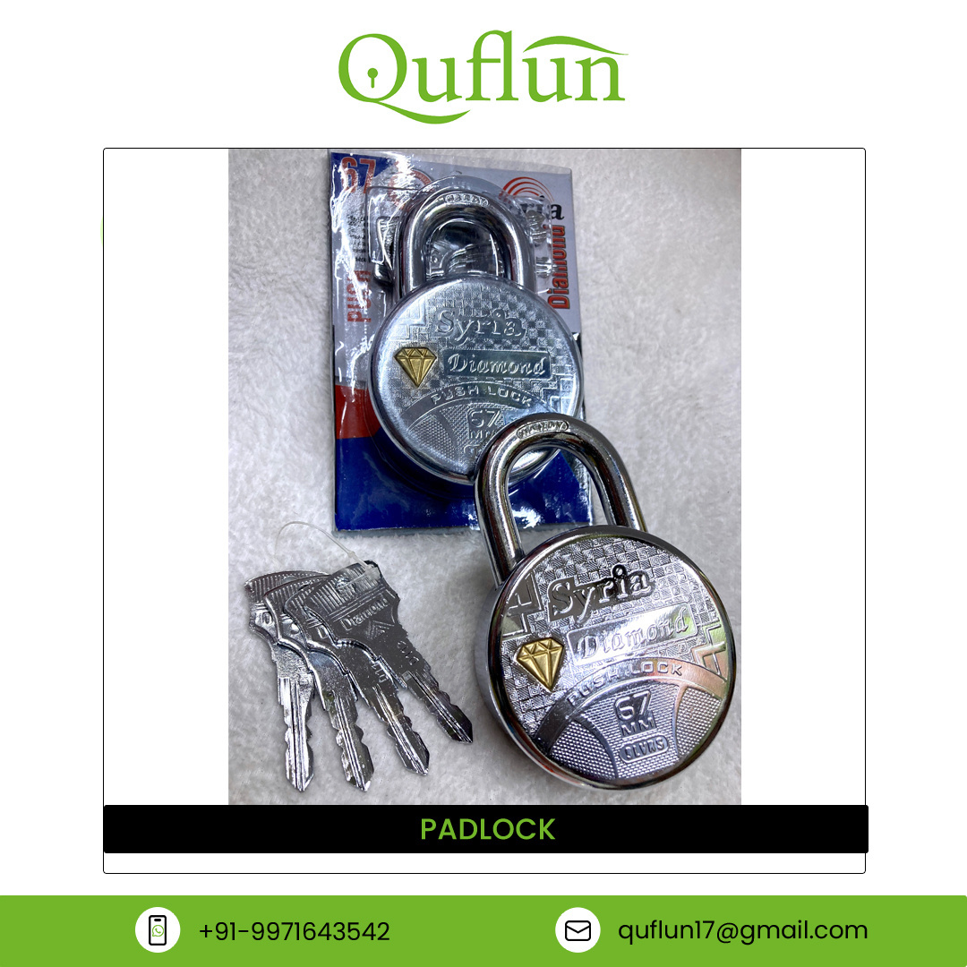 Top Quality Supplier 67mm Safety Lock Iron Material Finest Round High Security Keyed Padlocks at Factory Direct Price