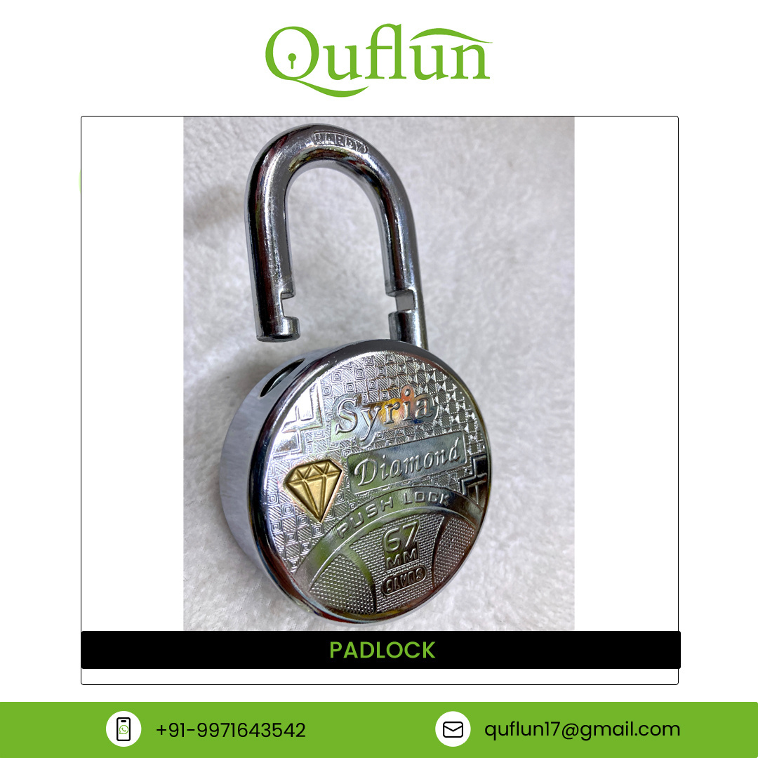 Top Quality Supplier 67mm Safety Lock Iron Material Finest Round High Security Keyed Padlocks at Factory Direct Price