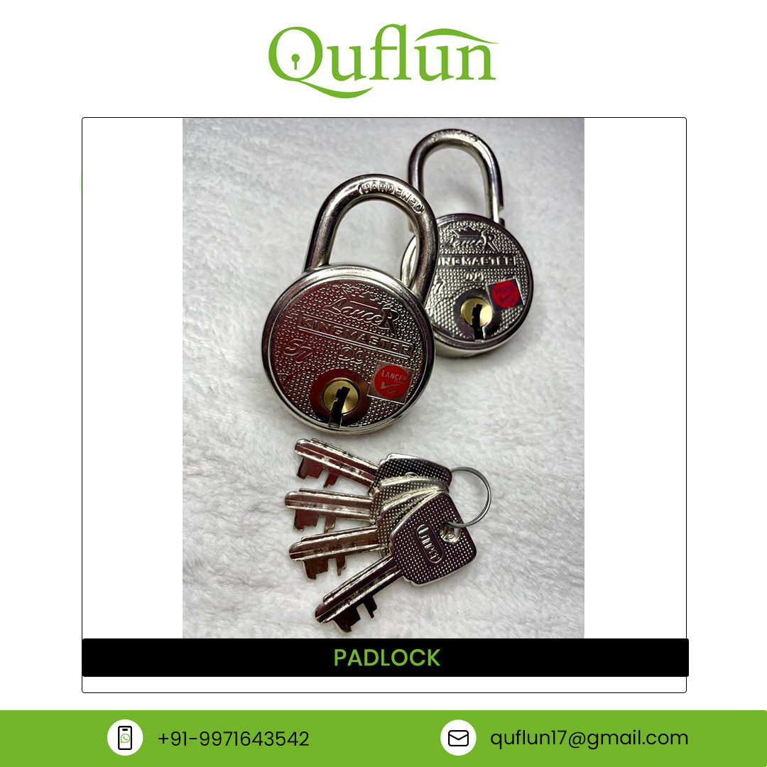 Top Quality Padlock Lancer 57mm 4key Double Lock Dark Polish High Security Padlocks at Low Market Price