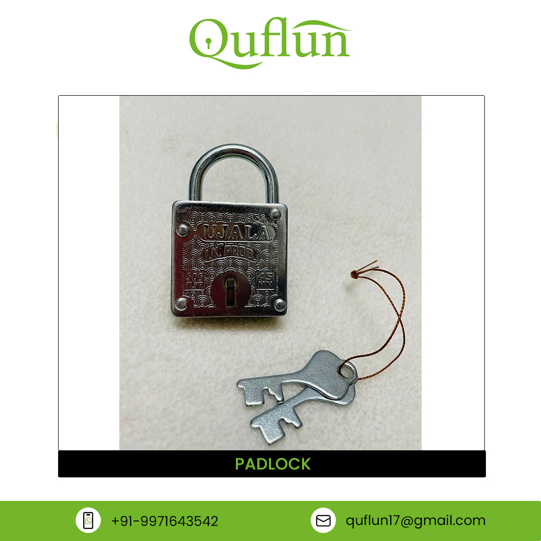 New Arrival Ujala 35mm Lock 2 keys Square Lock Stainless Steel Coating Iron Shackle Luggage Lock Bag Padlock