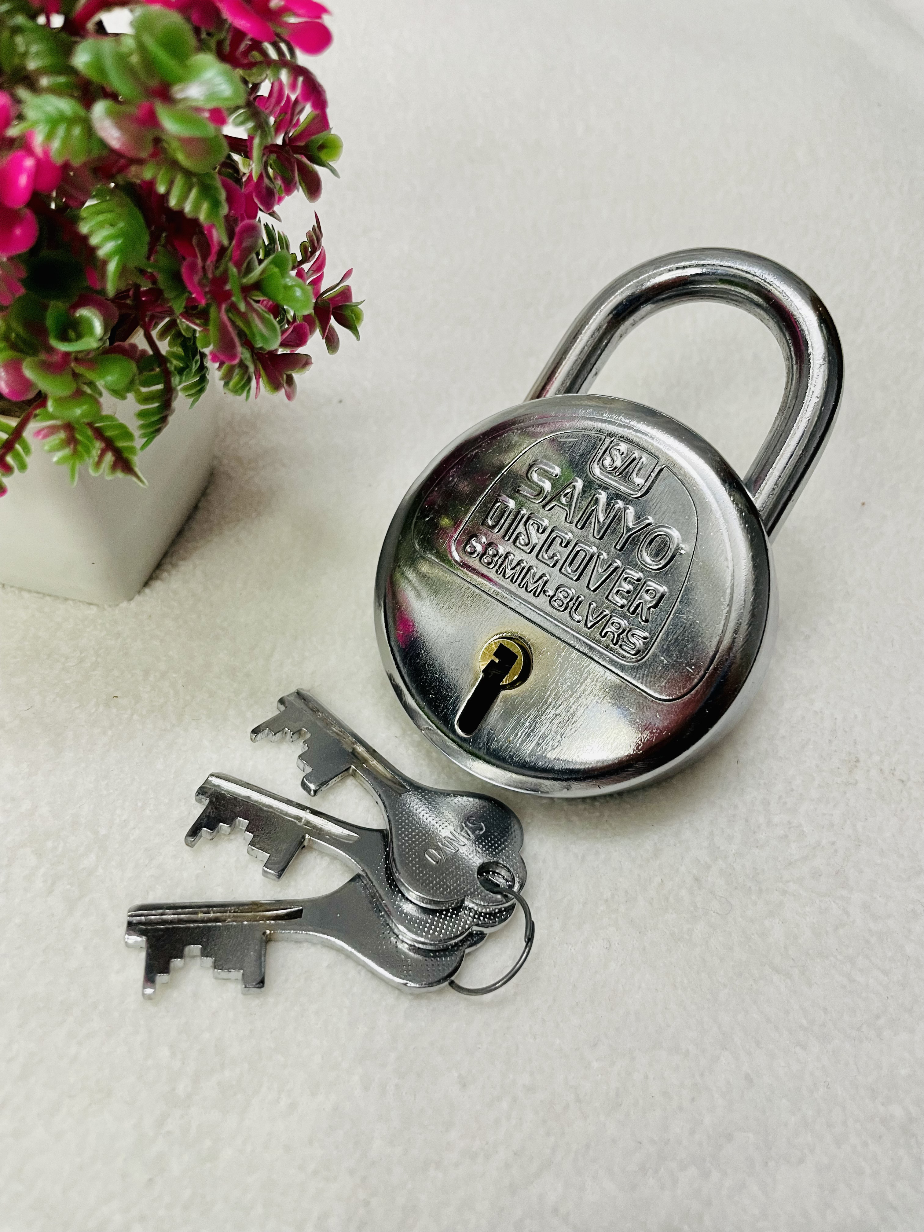 Best Quality Stainless Steel Coating Doors Lock 40 mm 3keys Padlock for Sale with Cheap Price from India