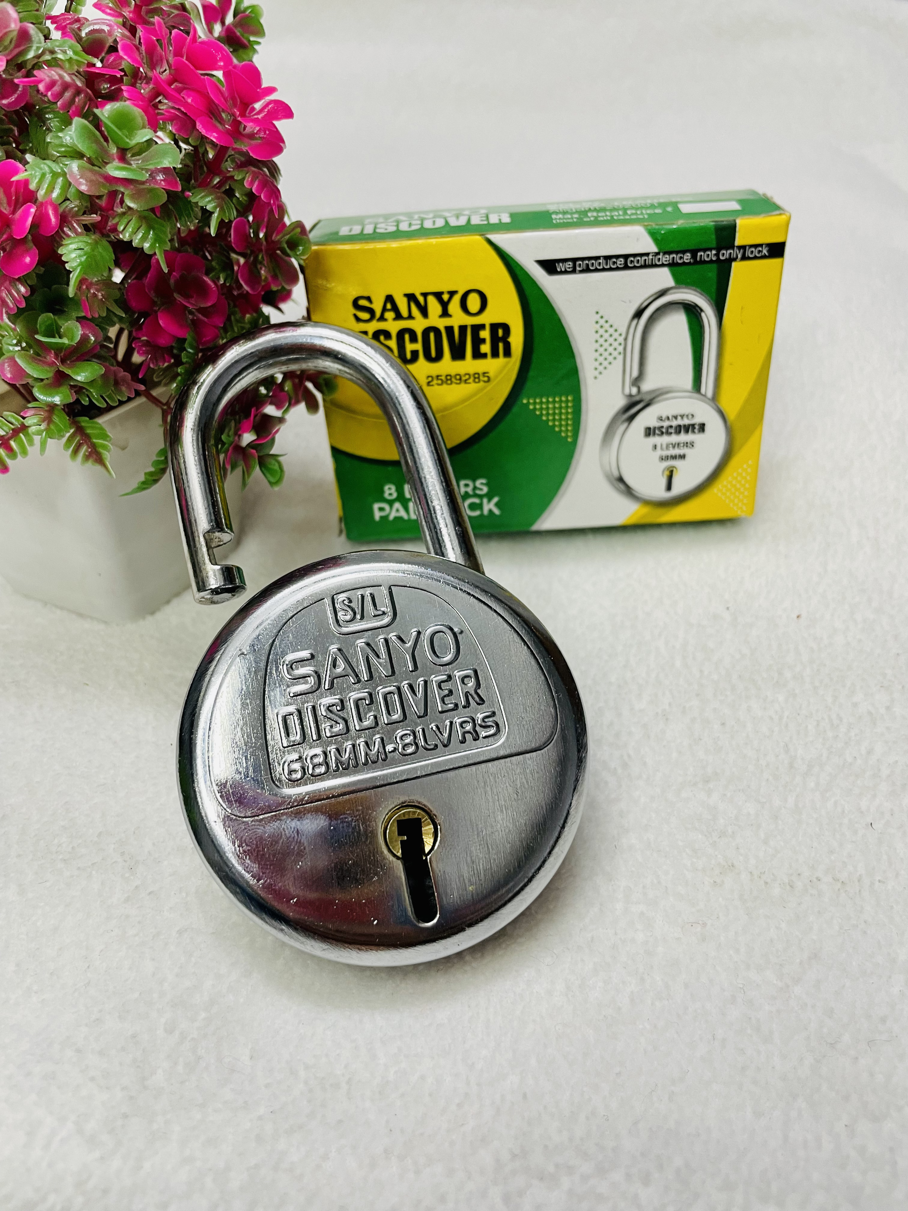 Best Quality Stainless Steel Coating Doors Lock 40 mm 3keys Padlock for Sale with Cheap Price from India