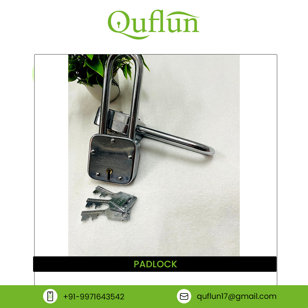 New Design Bulk Supply 65 mm 3 keys Square Stainless Lock New Design Double Lock Safety Padlock at Low Price