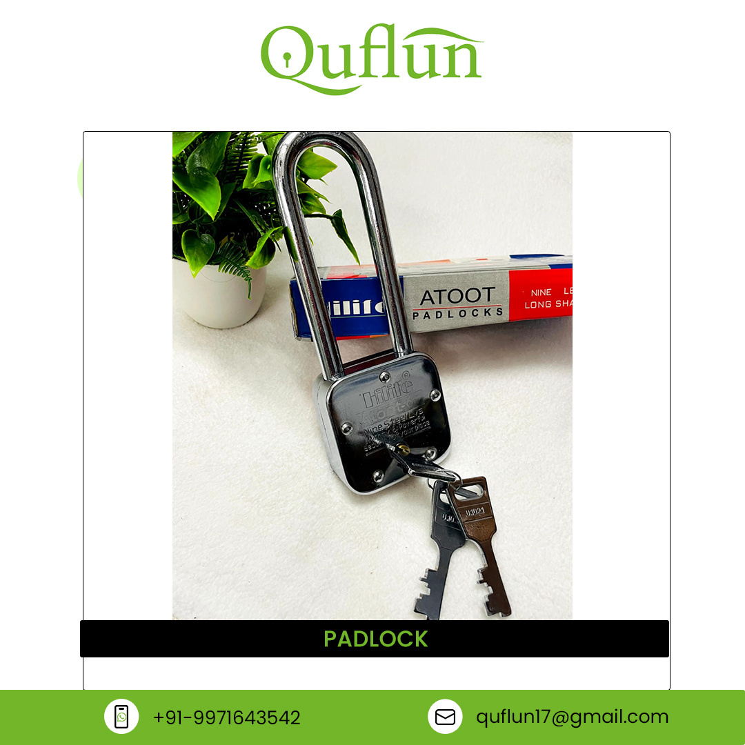 New Design Bulk Supply 65 mm 3 keys Square Stainless Lock New Design Double Lock Safety Padlock at Low Price